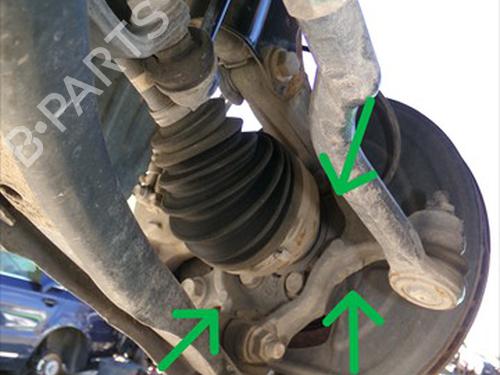 Manga de eixo frente direita Manga de eixo frente direita NISSAN QASHQAI I (J10, NJ10) 1.6 dCi All-wheel Drive (130 hp) 35775734 35775734