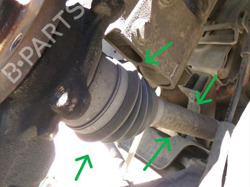 Used Right front driveshaft Right front driveshaft CITROËN C4 Coupe (LA_) 1.6 16V (109 hp) 33715772 33715772