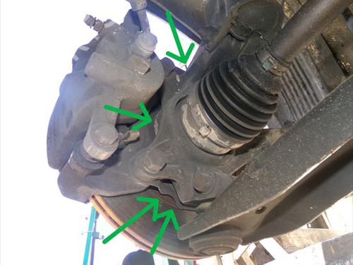 Used Left front steering knuckle Left front steering knuckle 38591752 38591752