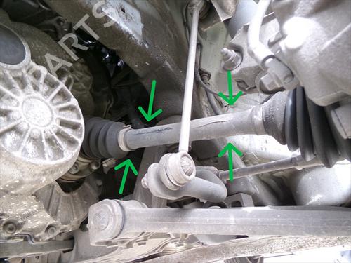 Used Left front driveshaft Left front driveshaft VW PASSAT B6 (3C2) 1.4 TSI (122 hp) 33265113 33265113