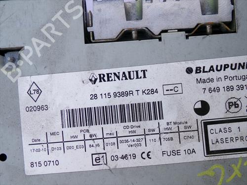 Radio RENAULT FLUENCE (L3_) 1.5 dCi (L30B) | BP38107057E6 - Image 3