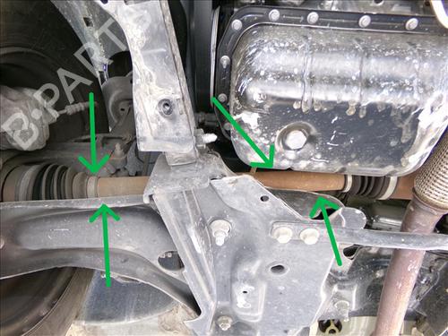 Used Right front driveshaft Right front driveshaft PEUGEOT 207 (WA_, WC_) 1.4 HDi (68 hp) 28689776 28689776