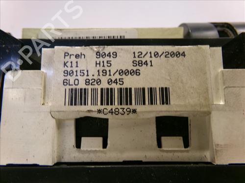 Climate control SEAT CORDOBA (6L2) 1.9 TDI | BP29837134I5 - Image 5