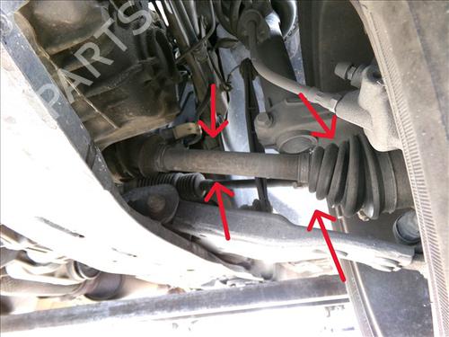 Used Left front driveshaft Left front driveshaft FORD MONDEO III (B5Y) 2.0 16V (146 hp) 27672418 27672418