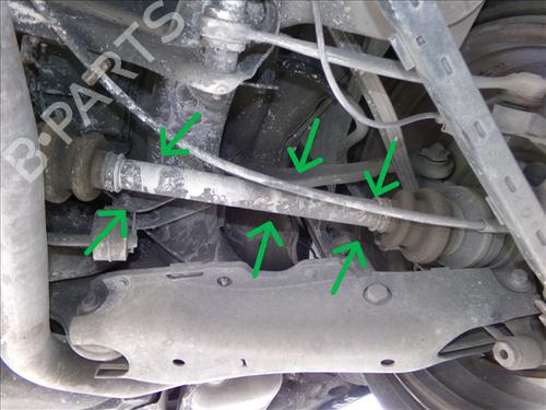 Used Left rear driveshaft Left rear driveshaft MERCEDES-BENZ S-CLASS (W220, V220) S 320 CDI (220.026, 220.126) (197 hp) 30325553 30325553