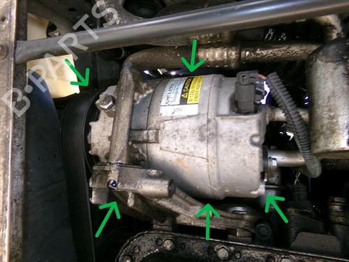 Used AC compressor AC compressor RENAULT ESPACE IV (JK0/1_) 2.0 dCi (JK01, JK02, JK1J, JK1K, JK1H) (150 hp) 40597750 40597750