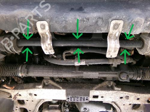 Used Anti roll bar Anti roll bar BMW 1 (E87) 120 i (150 hp) 40443438 40443438