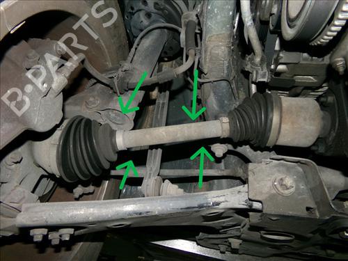 Used Right front driveshaft Right front driveshaft FIAT TIPO Hatchback (356_, 357_) 1.0 (357HXN1A) (101 hp) 31082566 31082566