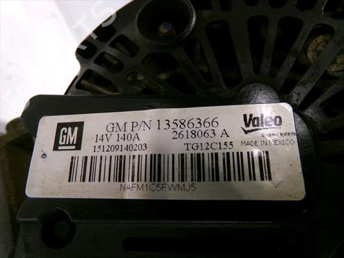 Alternator OPEL INSIGNIA A (G09) 1.6 CDTi (68) | BP36881511M7  - Image 5