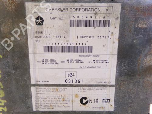 Radio CHRYSLER SEBRING (JS) 2.0 CRD | BP33423713E6 - Image 5