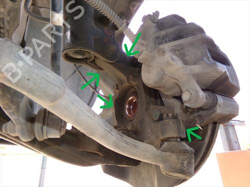 Used Right front steering knuckle Right front steering knuckle HYUNDAI SANTA FÉ II (CM) 2.2 CRDi GLS (150 hp) 40597705 40597705
