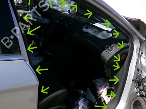 Used Rubber door seal Rubber door seal FORD MONDEO IV (BA7) 2.0 TDCi (140 hp) 33715877 33715877