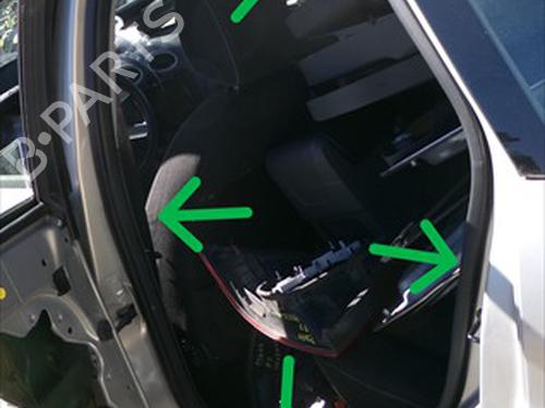 Used Rubber door seal Rubber door seal FORD FOCUS II Saloon (DB_, FCH, DH) 1.6 TDCi (109 hp) 33301580 33301580