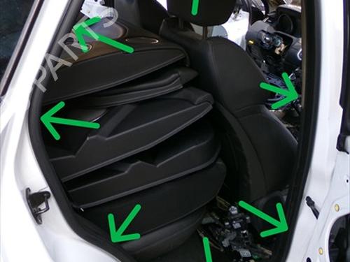 Used Rubber door seal Rubber door seal LAND ROVER RANGE ROVER EVOQUE (L538) 2.2 D 4x4 (150 hp) 40492122 40492122