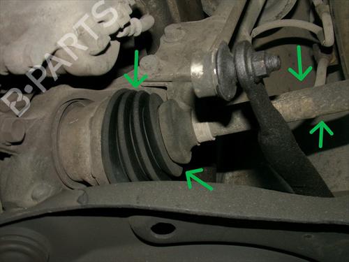 Used Right front driveshaft Right front driveshaft SUZUKI SWIFT III (MZ, EZ) 1.3 DDiS (RS413D) (75 hp) 40179659 40179659
