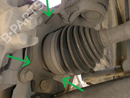 Used Left front steering knuckle Left front steering knuckle MITSUBISHI ASX (GA_W_) 1.8 DI-D (GA6W) (150 hp) 34180654 34180654