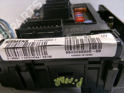Fuse box CITROËN C5 I (DC_) 2.0 HDi (DCRHZB, DCRHZE) | BP39262687E1 - Image 5