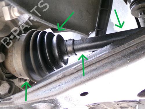 Used Right front driveshaft Right front driveshaft OPEL ASTRA H (A04) 1.6 (L48) (105 hp) 33904854 33904854