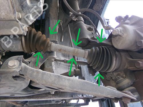 Used Left front driveshaft Left front driveshaft TOYOTA RAV 4 II (_A2_) 2.0 4WD (ACA21, ACA20) (150 hp) 30934852 30934852