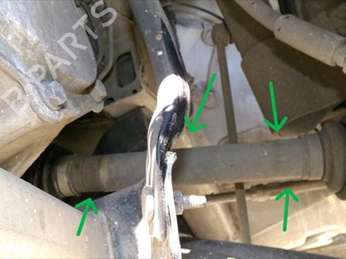 Used Left front driveshaft Left front driveshaft CITROËN DS4 (NX_) 1.6 HDi 115 (114 hp) 33975385 33975385