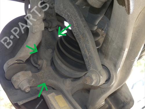Used Left front steering knuckle Left front steering knuckle ALFA ROMEO 159 (939_) 1.9 JTDM 16V (939AXC1B, 939AXC12) (150 hp) 36070660 36070660