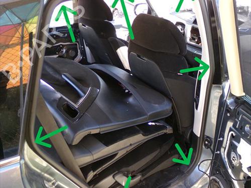 Gummiliste Gummiliste CITROËN C4 Picasso I MPV (UD_) 1.6 HDi (109 hp) 39578249 39578249