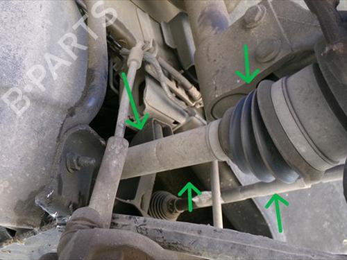 Used Left front driveshaft Left front driveshaft CITROËN C4 Coupe (LA_) 1.6 16V (109 hp) 33715773 33715773