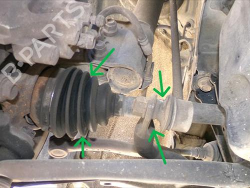 Used Right front driveshaft Right front driveshaft TOYOTA YARIS (_P9_) 1.4 D-4D (NLP90_, NLP90R) (90 hp) 36255867 36255867