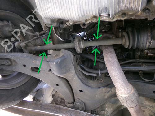 Used Right front driveshaft KIA CARENS I MPV (FC, FJ) 2.0 CRDi (140 hp) 31353442