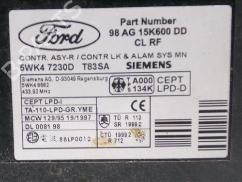 Electronic module FORD FOCUS I (DAW, DBW) 1.8 Turbo DI / TDDi | BP24565850M83 - Image 4