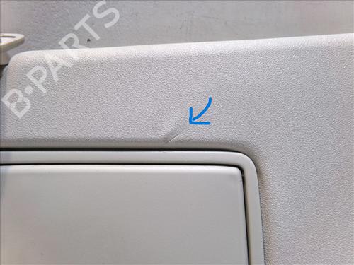 Left sun visor MAZDA 2 (DE_, DH_) 1.3 (DE3FS) | BP24565393I1  - Image 5