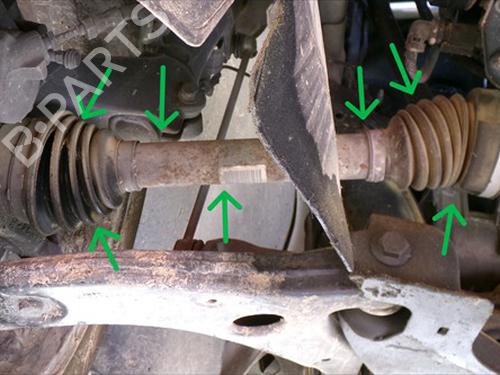 Used Right front driveshaft Right front driveshaft 38458674 38458674