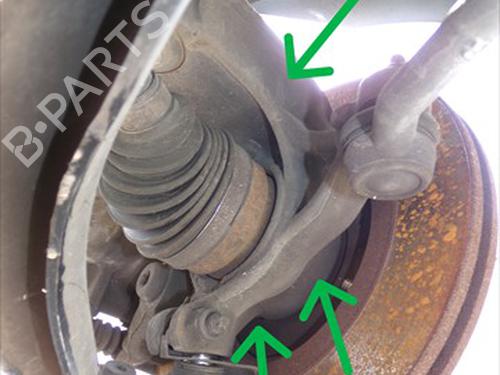 Used Left front steering knuckle Left front steering knuckle CITROËN C3 II (SC_) 1.2 VTi 82 (82 hp) 36318967 36318967