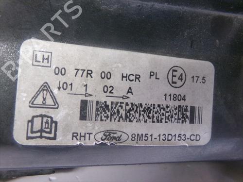 Left headlight FORD FOCUS II Saloon (DB_, FCH, DH) 1.6 TDCi | BP33266009C28 - Image 5