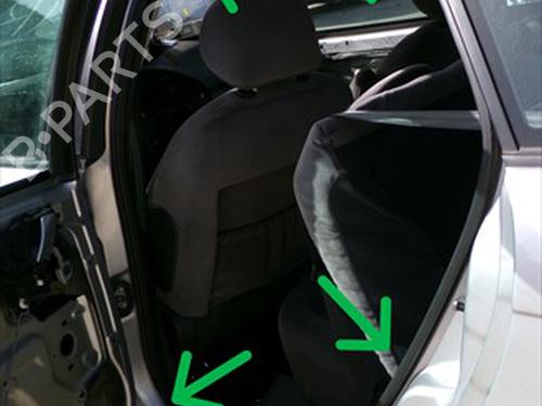 Used Rubber door seal Rubber door seal CITROËN C5 II (RC_) 2.2 HDi (RC4HXE) (133 hp) 33952758 33952758