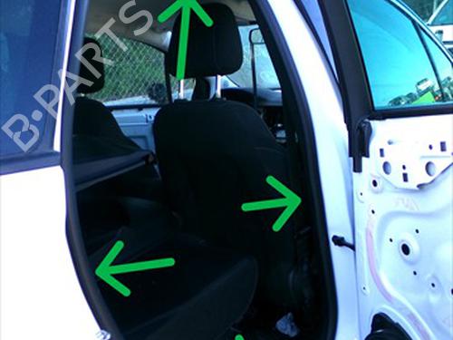 Gummiliste Gummiliste OPEL CROSSLAND X / CROSSLAND (P17, P2QO) 1.2 (75) (110 hp) 33975431 33975431