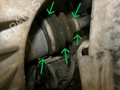 Left front driveshaft KIA CARENS III MPV (UN) 2.0 CRDi 140 | BP30437754M38 - Image 2