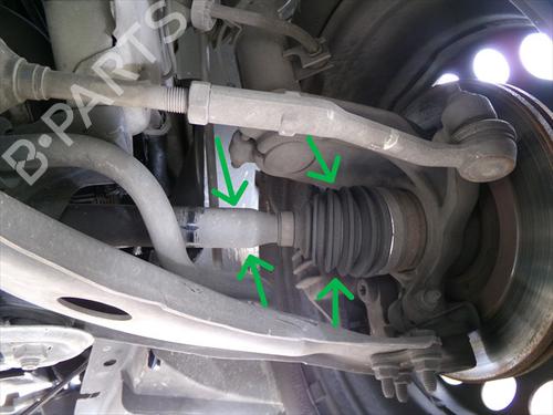 Antriebswelle rechts vorne für Antriebswelle rechts vorne CITROËN C3 II (SC_) 1.4 HDi 70 (SC8HZC, SC8HR0, SC8HP4) (68 hp) 33265241 33265241