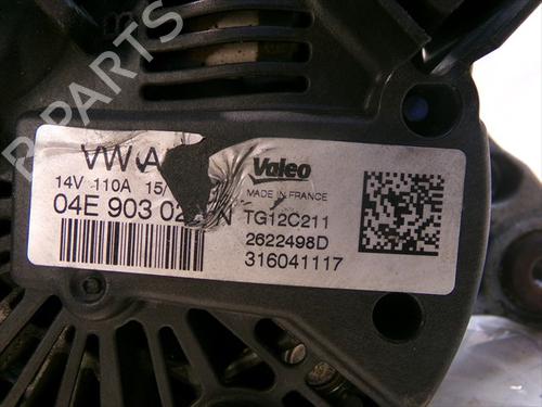 Alternator SKODA RAPID Spaceback (NH1) 1.2 TSI | BP38718328M7 - Image 5