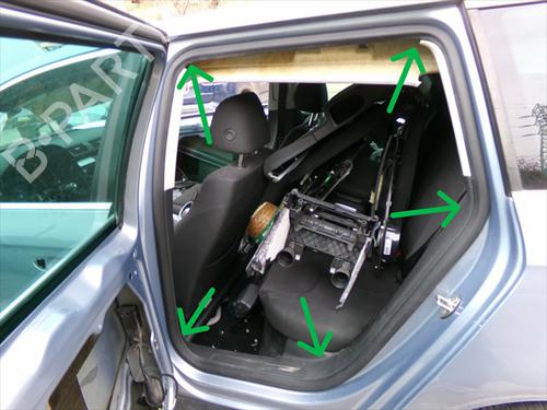 Used Rubber door seal Rubber door seal VW PASSAT B6 (3C2) 1.4 TSI (122 hp) 33265109 33265109