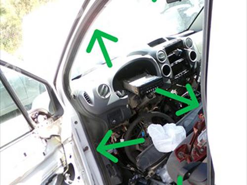 Used Rubber door seal Rubber door seal PEUGEOT PARTNER Tepee 1.6 HDi 90 (92 hp) 34645466 34645466