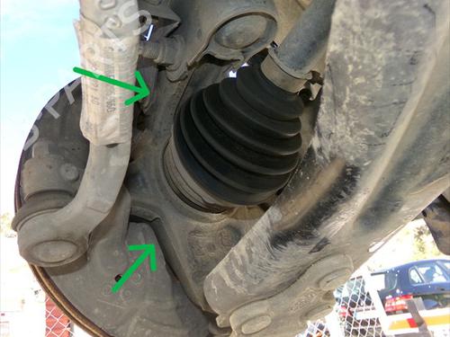 Used Left front steering knuckle Left front steering knuckle CITROËN C5 AIRCROSS (A_) 1.2 PureTech 130 (ARHNSJ) (131 hp) 33538758 33538758