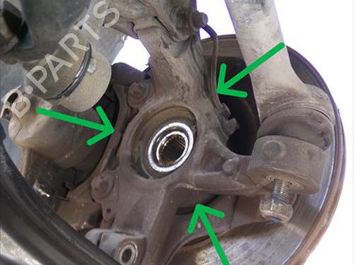 Used Right front steering knuckle Right front steering knuckle OPEL COMBO Box Body/MPV (X12) 1.3 CDTI (B05) (90 hp) 35799763 35799763