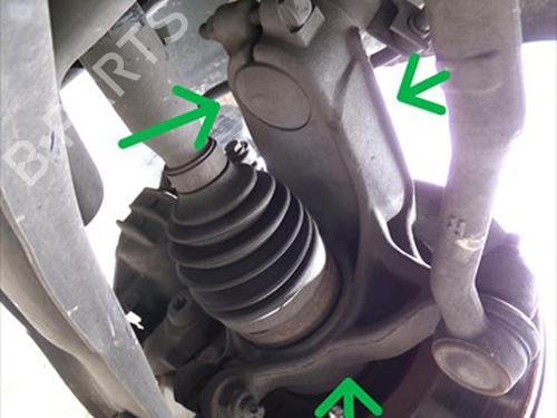 Used Right front steering knuckle Right front steering knuckle CITROËN C3 II (SC_) 1.4 HDi 70 (SC8HZC, SC8HR0, SC8HP4) (68 hp) 33265238 33265238