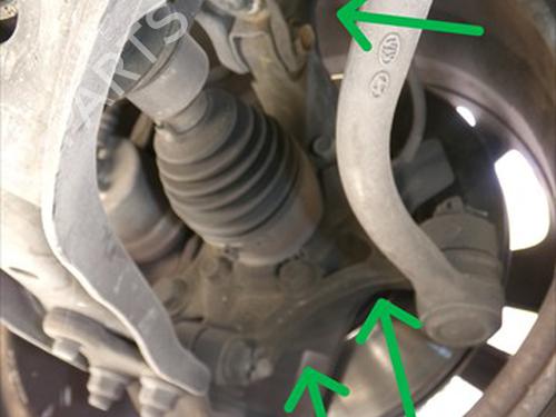 Used Right front steering knuckle Right front steering knuckle 38435578 38435578