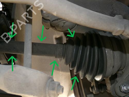 Used Right front driveshaft Right front driveshaft CITROËN C-ELYSEE (DD_) 1.5 BlueHDi 100 (102 hp) 39021616 39021616