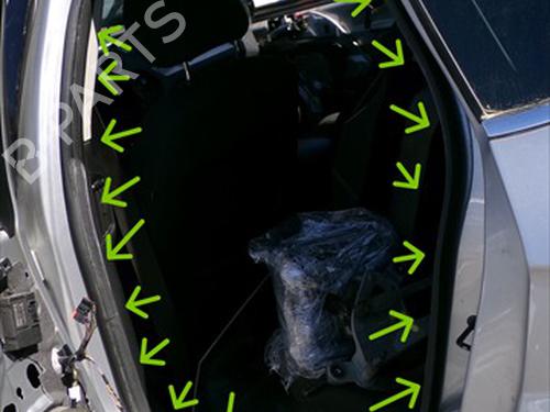 Used Rubber door seal Rubber door seal FORD MONDEO IV (BA7) 2.0 TDCi (140 hp) 33715878 33715878