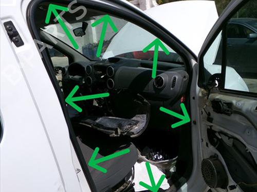 Used Rubber door seal Rubber door seal PEUGEOT PARTNER Tepee 1.6 HDi 90 (92 hp) 34645465 34645465