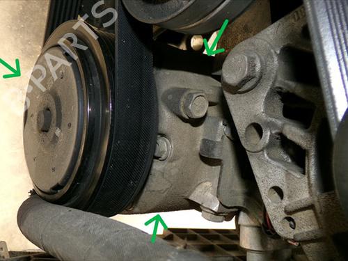 Used AC compressor AC compressor SEAT IBIZA IV (6J5, 6P1) 1.2 (70 hp) 33301673 33301673