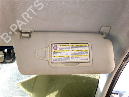 Used Right sun visor Right sun visor MERCEDES-BENZ A-CLASS (W169) A 200 CDI (169.008, 169.308) (140 hp) 28509636 28509636
